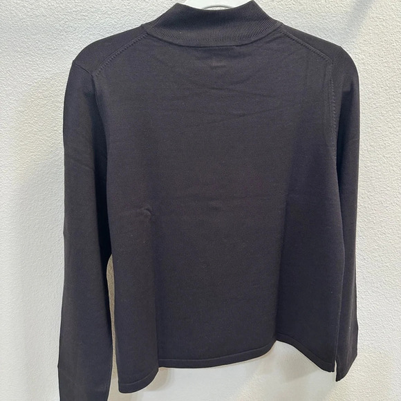 Pendleton silk blend mock neck sweater - Picture 4 of 6